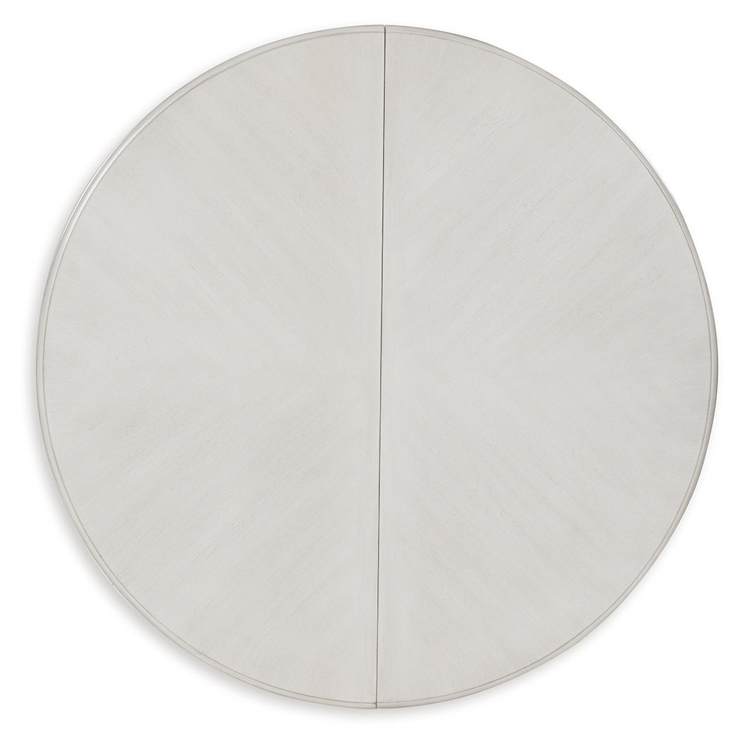 Montelaine Antique White Dining Extension Table from Ashley - Luna Furniture