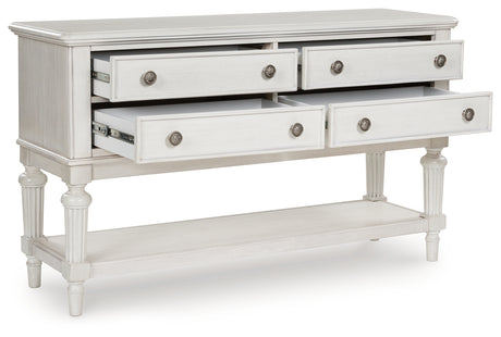Montelaine Antique White Dining Server from Ashley - Luna Furniture