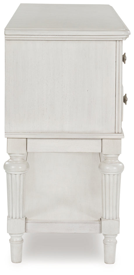 Montelaine Antique White Dining Server from Ashley - Luna Furniture