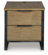 Montia Light Brown End Table from Ashley - Luna Furniture