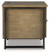 Montia Light Brown End Table from Ashley - Luna Furniture