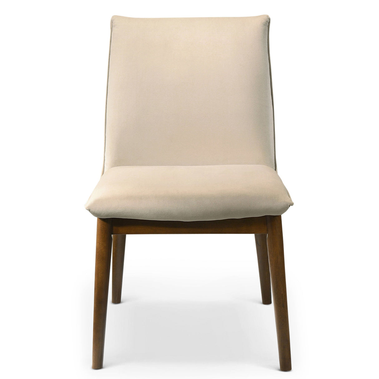 Monza Beige Velvet Dining Chair (Set Of 2) from Midinmod - Luna Furniture