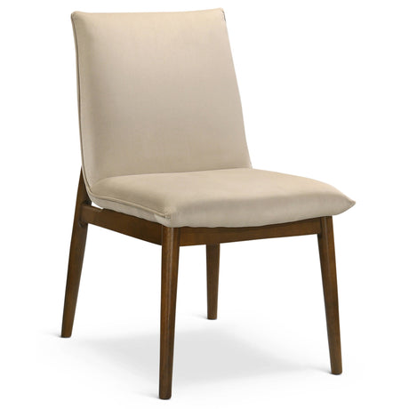 Monza Beige Velvet Dining Chair (Set Of 2) from Midinmod - Luna Furniture