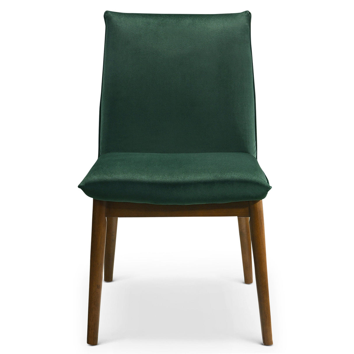 Monza Dark Green Velvet Dining Chair from Midinmod - Luna Furniture