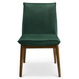 Monza Dark Green Velvet Dining Chair from Midinmod - Luna Furniture