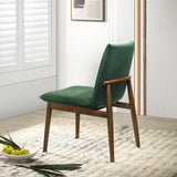 Monza Dark Green Velvet Dining Chair from Midinmod - Luna Furniture