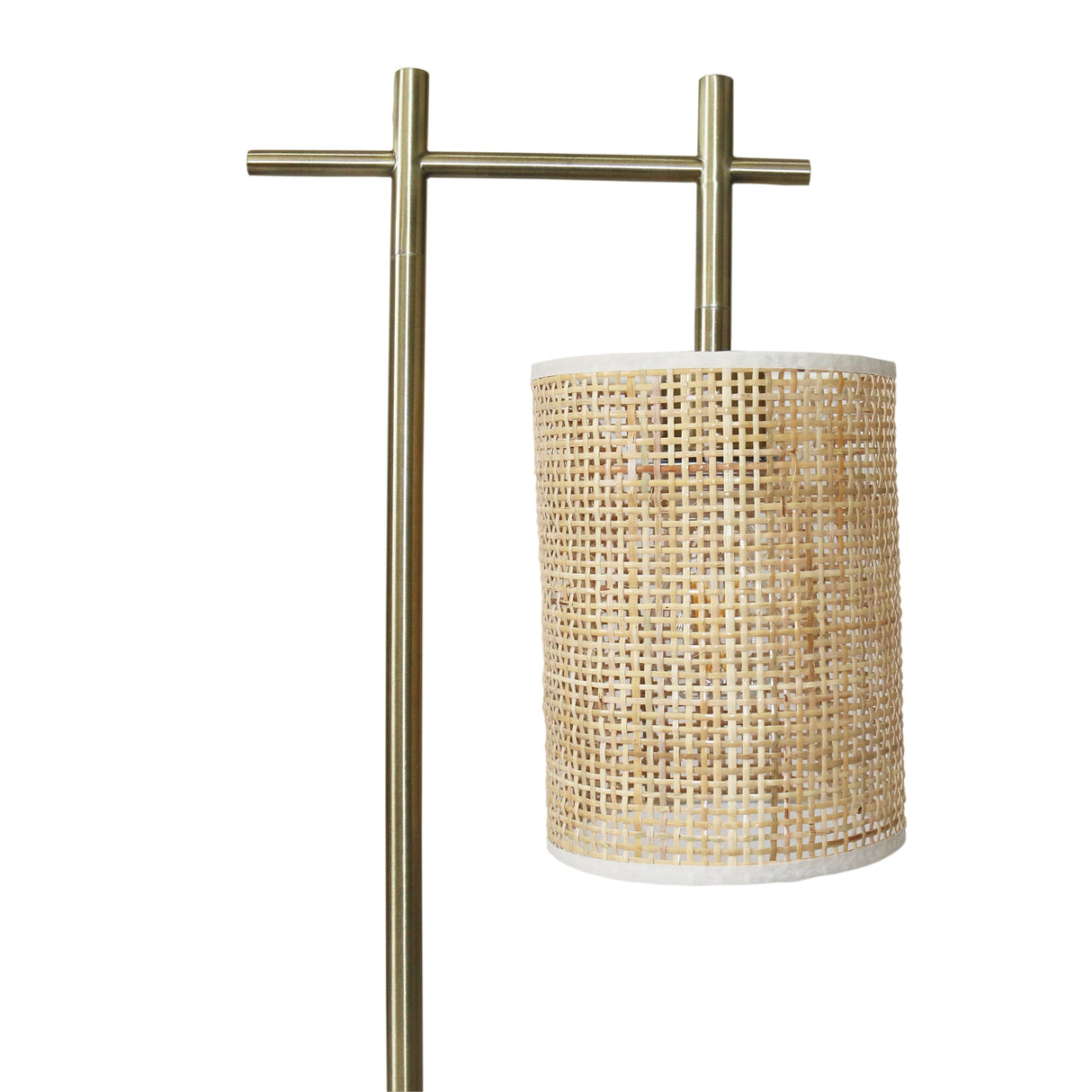 Moonstone Bamboo Lampshade Table Lamp - Dark Brown - Bronze from Ashcroft Furniture - Luna Furniture