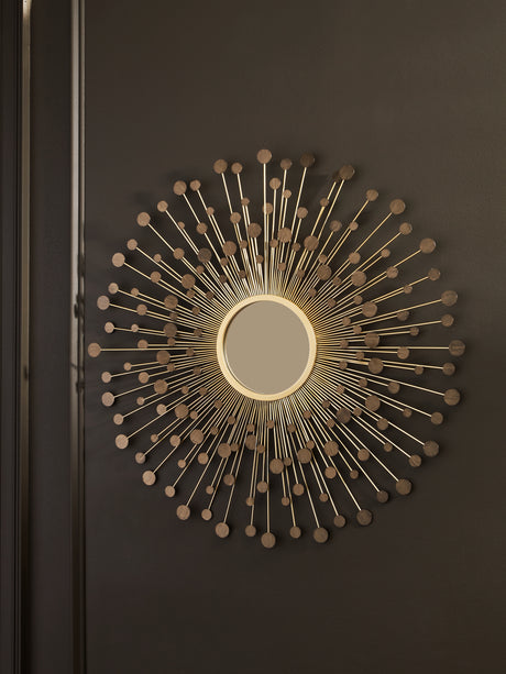 Morwenna Bronze/Gold Finish Accent Mirror from Ashley - Luna Furniture