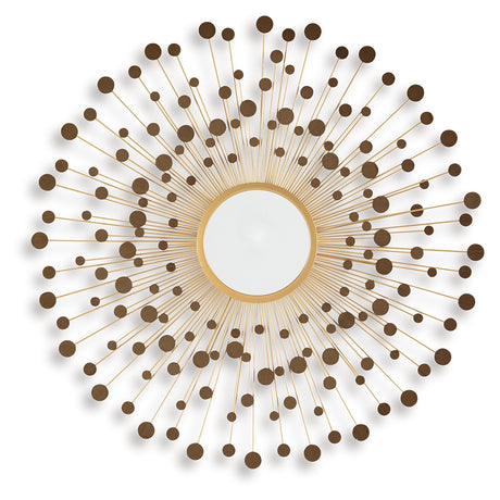 Morwenna Bronze/Gold Finish Accent Mirror from Ashley - Luna Furniture
