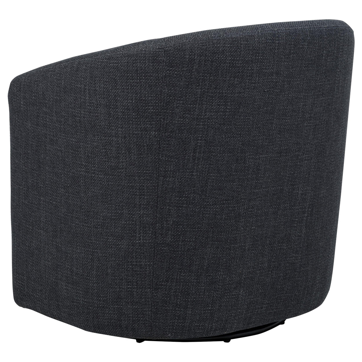 Mossbrook Anthracite Upholstered Swivel Accent Chair from Coaster - Luna Furniture