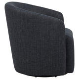 Mossbrook Anthracite Upholstered Swivel Accent Chair from Coaster - Luna Furniture