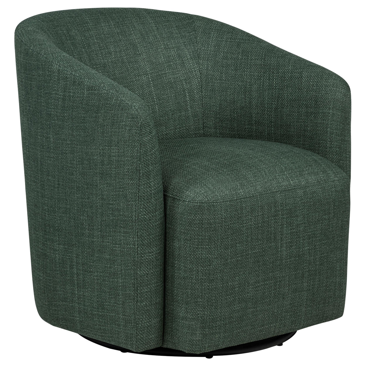 Mossbrook Green Upholstered Swivel Accent Chair from Coaster - Luna Furniture