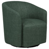 Mossbrook Green Upholstered Swivel Accent Chair from Coaster - Luna Furniture