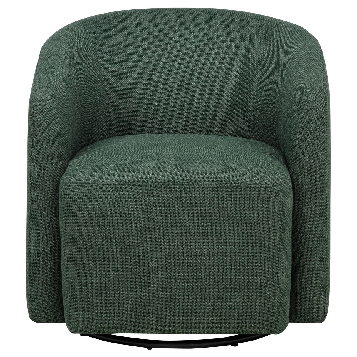 Mossbrook Green Upholstered Swivel Accent Chair from Coaster - Luna Furniture