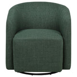 Mossbrook Green Upholstered Swivel Accent Chair from Coaster - Luna Furniture