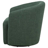 Mossbrook Green Upholstered Swivel Accent Chair from Coaster - Luna Furniture