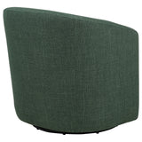 Mossbrook Green Upholstered Swivel Accent Chair from Coaster - Luna Furniture