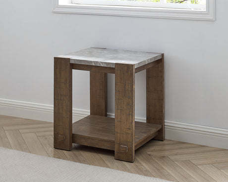 Libby Sintered Stone End Table from Steve Silver - Luna Furniture