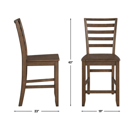 Java Mocha 24" Counter Height Chair, Set of 2 from Steve Silver - Luna Furniture