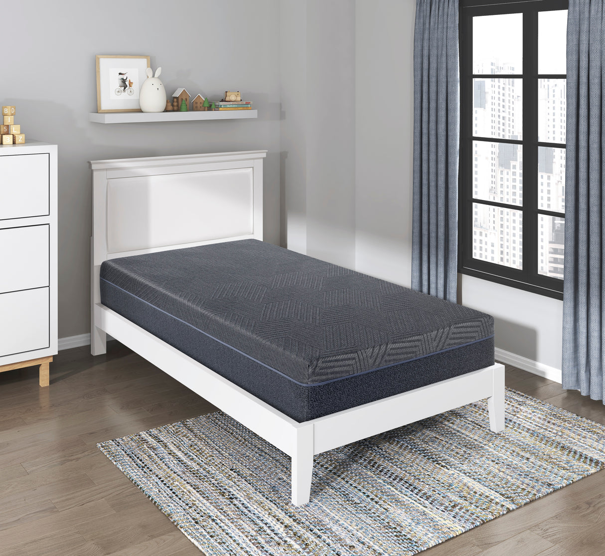 MT-UNG11T 11" Twin Green Tea Gel-Infused Memory Foam Mattress from Homelegance - Luna Furniture