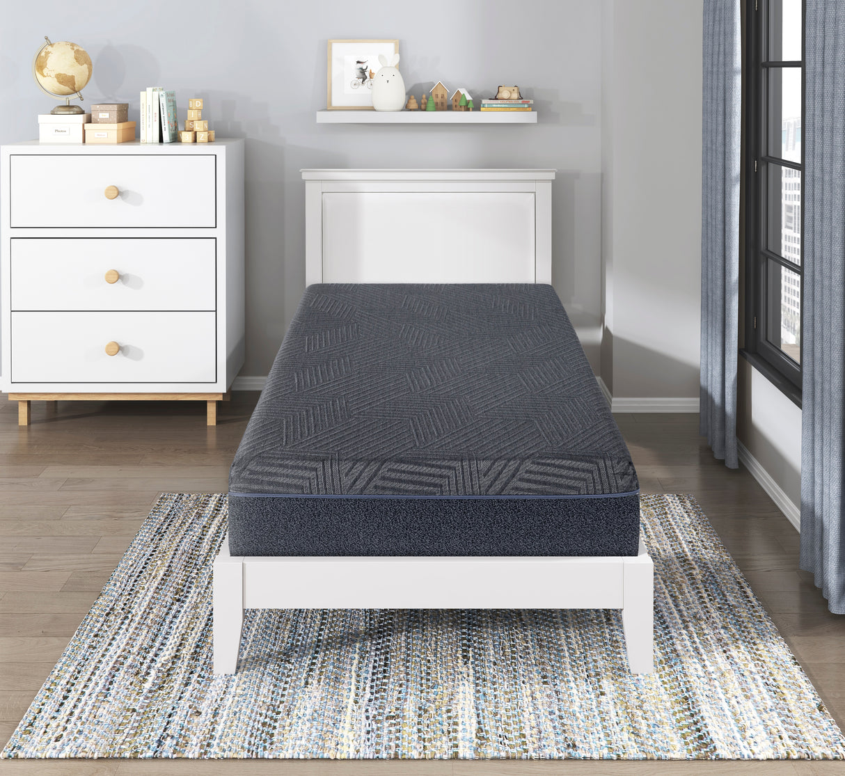 MT-UNG11T 11" Twin Green Tea Gel-Infused Memory Foam Mattress from Homelegance - Luna Furniture