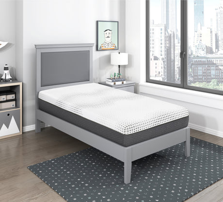 MT-UNH12T 12" Twin Green Tea Gel-Infused Memory Foam Hybrid Mattress from Homelegance - Luna Furniture