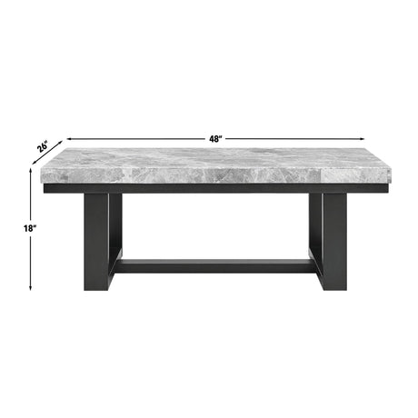 Artemis Gray Marble Top Cocktail Table from Steve Silver - Luna Furniture