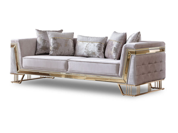 Munich Stationary Sofa in Cream
