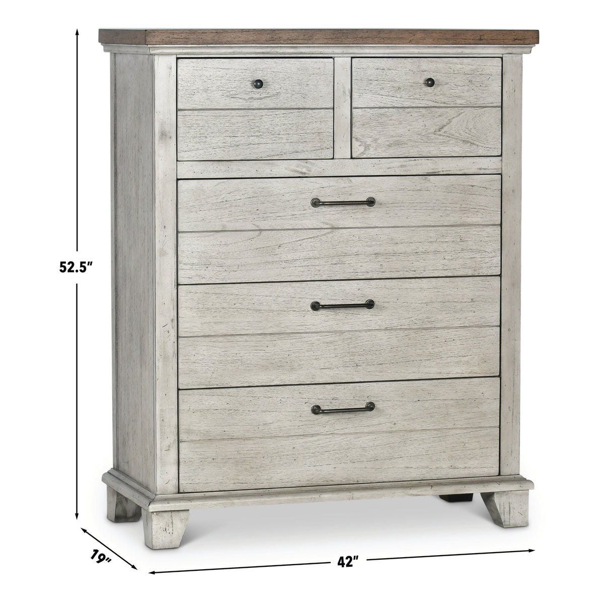 Bear Creek White Smoke Chest from Steve Silver - Luna Furniture