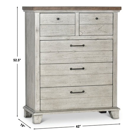 Bear Creek White Smoke Chest from Steve Silver - Luna Furniture