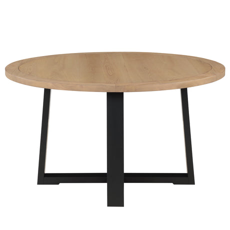 Magnolia Two-tone 54-inch Round Dining Table from Steve Silver - Luna Furniture