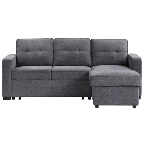 Noah Gray Flippable Convertible Storage Sleeper Chofa from Steve Silver - Luna Furniture