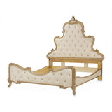 Platine De Royale Antique Platinum Queen Panel Bed from Michael Amini - Luna Furniture