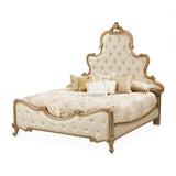 Platine De Royale Antique Platinum Cal King Panel Bed from Michael Amini - Luna Furniture
