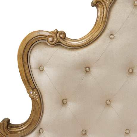 Platine De Royale Antique Platinum Cal King Panel Bed from Michael Amini - Luna Furniture