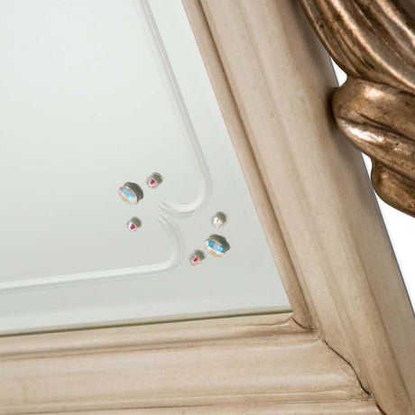 Platine De Royale Champagne Wall Mirror from Michael Amini - Luna Furniture