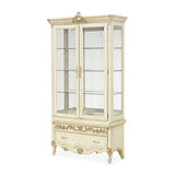 Platine De Royale Champagne Curio Cabinet from Michael Amini - Luna Furniture