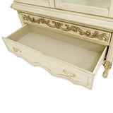 Platine De Royale Champagne Curio Cabinet from Michael Amini - Luna Furniture