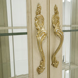 Platine De Royale Champagne Curio Cabinet from Michael Amini - Luna Furniture