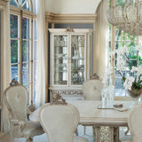 Platine De Royale Champagne Curio Cabinet from Michael Amini - Luna Furniture