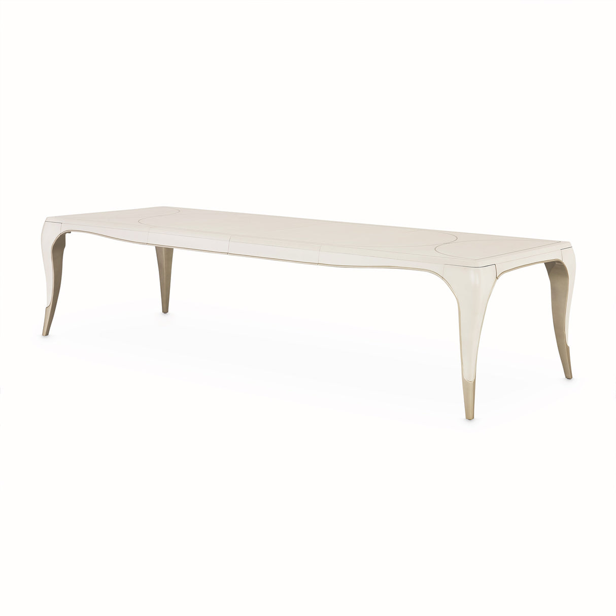 London Place Creamy Pearl Rectangular Dining Table from Michael Amini - Luna Furniture