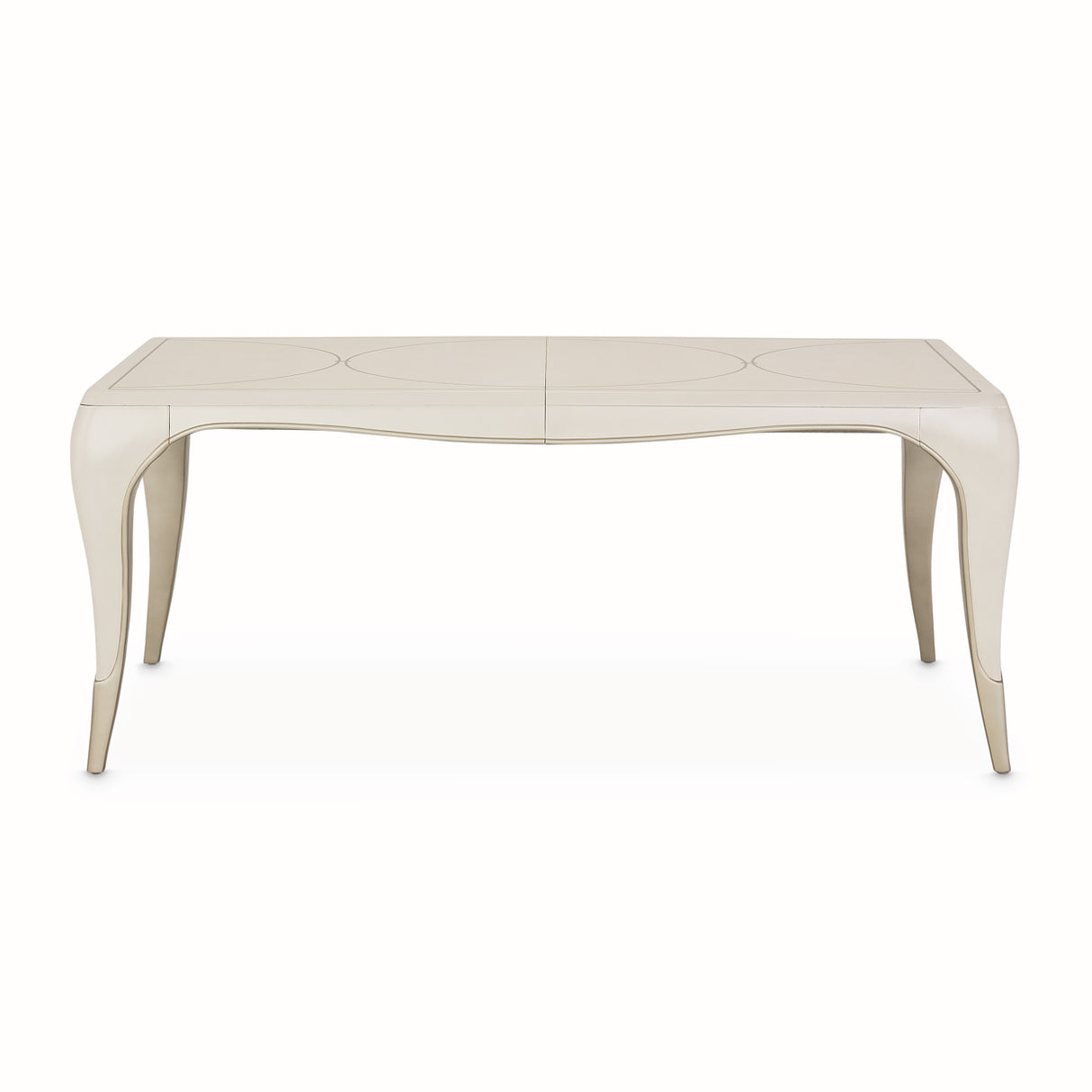 London Place Creamy Pearl Rectangular Dining Table from Michael Amini - Luna Furniture