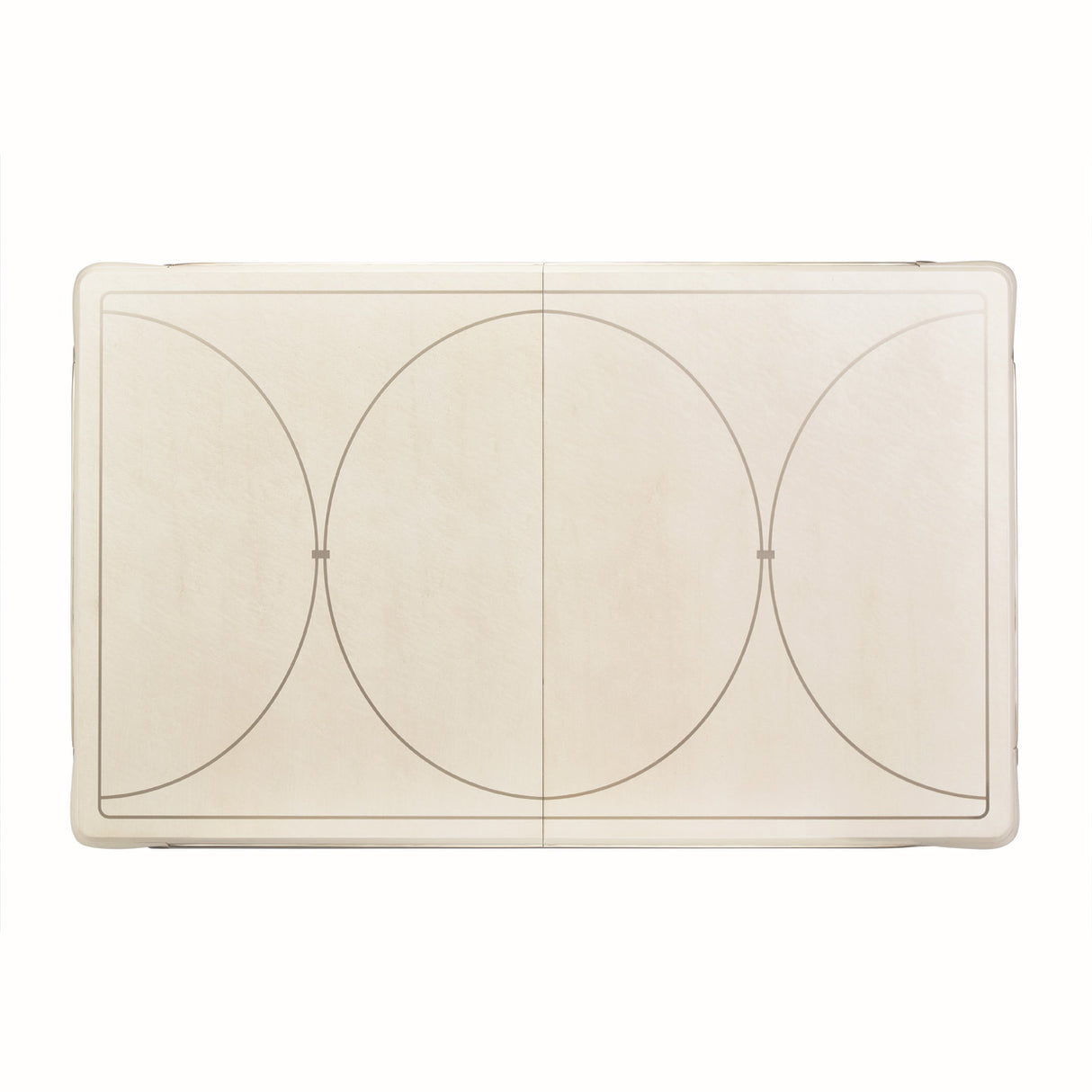 London Place Creamy Pearl Rectangular Dining Table from Michael Amini - Luna Furniture
