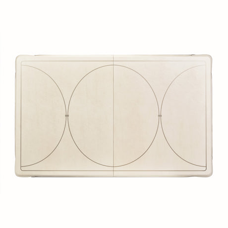 London Place Creamy Pearl Rectangular Dining Table from Michael Amini - Luna Furniture