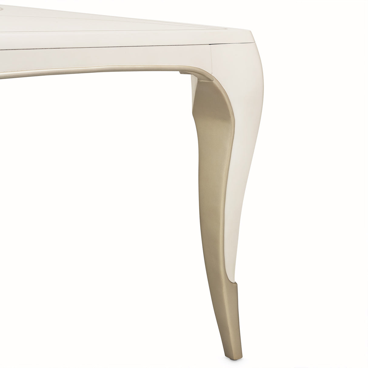 London Place Creamy Pearl Rectangular Dining Table from Michael Amini - Luna Furniture