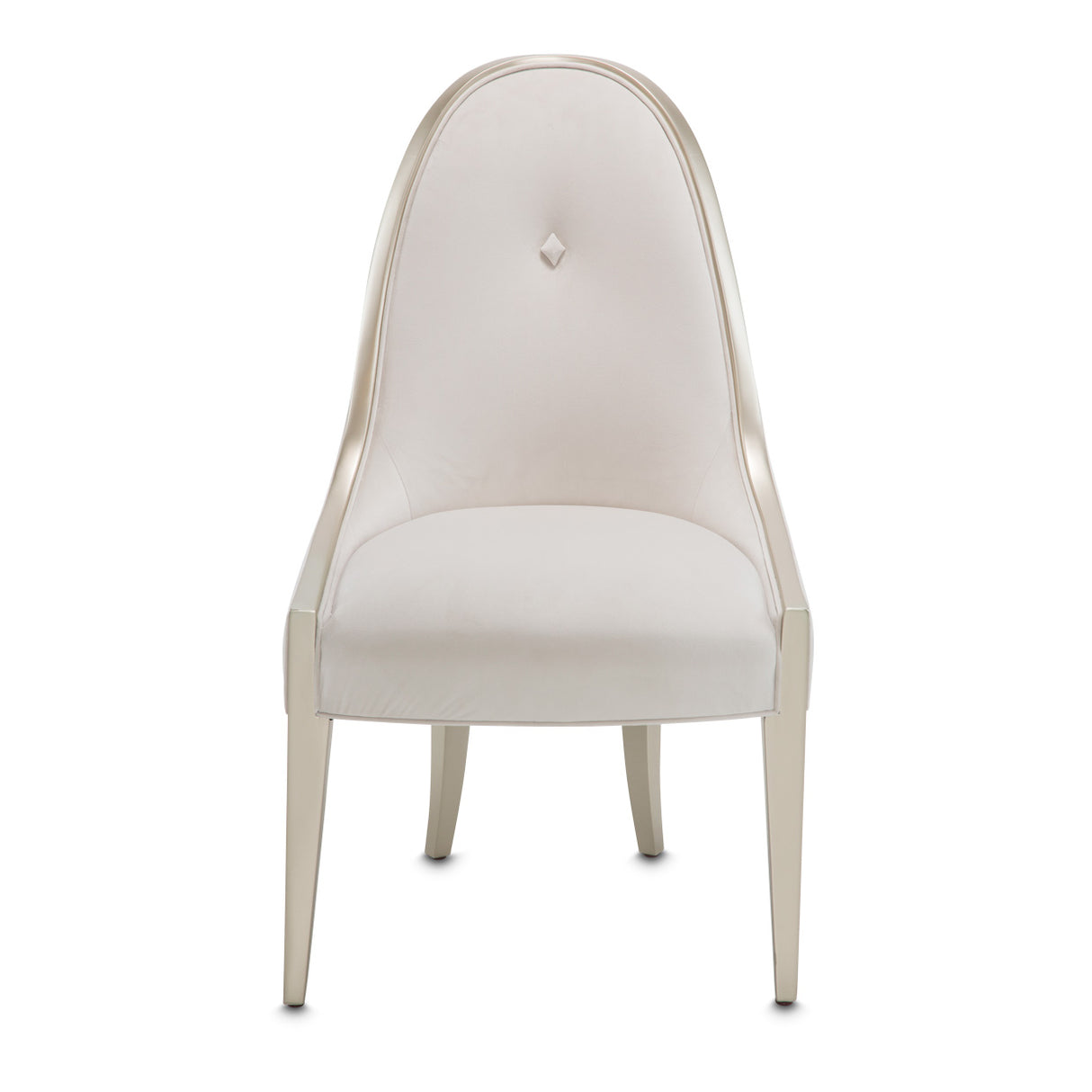 London Place Creamy Pearl Dining Side Chair from Michael Amini - Luna Furniture