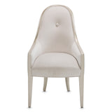 London Place Creamy Pearl Dining Arm Chair from Michael Amini - Luna Furniture