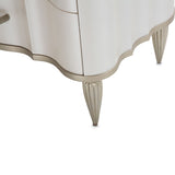 London Place Creamy Pearl Nightstand from Michael Amini - Luna Furniture