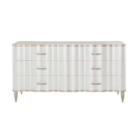 London Place Creamy Pearl Dresser from Michael Amini - Luna Furniture