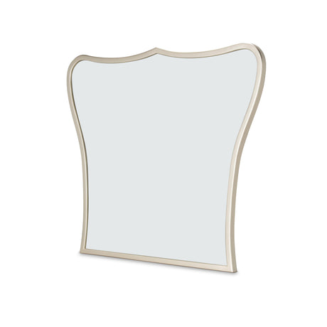 London Place Creamy Pearl Vanity Mirror from Michael Amini - Luna Furniture